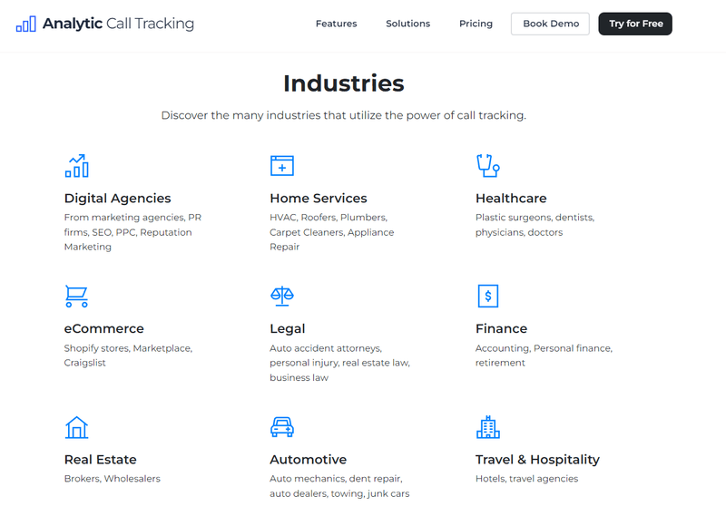 Analytic Call Tracking