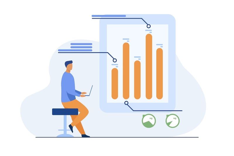 Illustration of SEO metrics